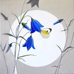 Campanules,  30x30cm - 2024 - VENDU