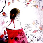 Octobre rose,  50x50cm - 2020 - VENDU