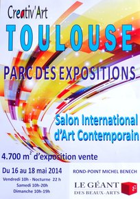 Salon international " Cr&eacute;ativ'Art  TOULOUSE" 2014