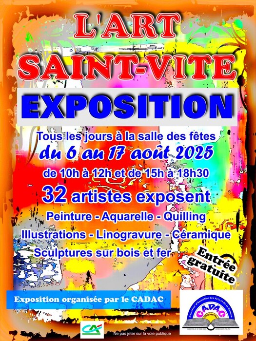 Exposition D'Art à SAINT VITE 2025