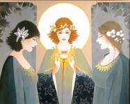 Le sacre de la lumi&egrave;re,  80x100cm  -  2023  -  950�