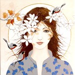 Le murmure du vent,  50x50cm  -  2025  -  300�