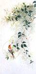 S&eacute;rie printemps, les framboises - 50x100 cm - 2026 - 520�