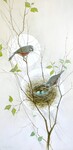 S&eacute;rie printemps, sous-bois - 50x100 cm - 2026 - 520�