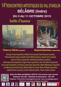 Rebcontres Artistiques du Val d'Anglin ( Indre) 2015