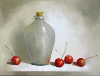Les cerises,  30x40cm - 2022 - VENDU