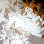 Dame Nature II,  50x50cm  -  2024  - VENDU